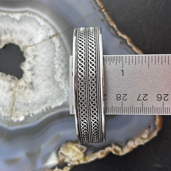 Sterling Silver Flexible & Adjustable Woven RopeFashion Bracelet For Women main image 4